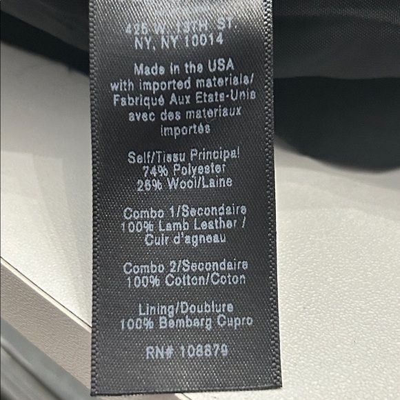 Rag & Bone Phoebe Leather Trim Shift Dress SZ 8 - Picture 11 of 11